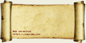 Jakov Biočanin vizit kartica